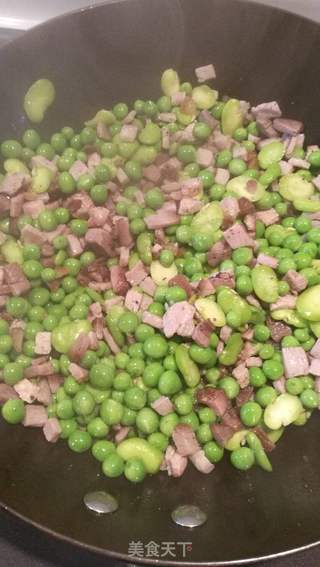 豆焖饭的做法步骤:6