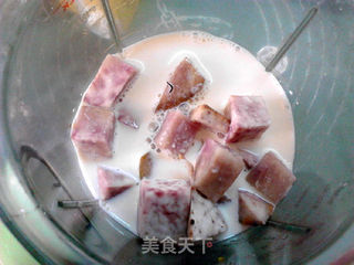 南瓜香芋奶饮的做法步骤:6