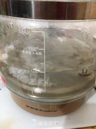 雪梨煮紫薯馅汤圆的做法步骤:4