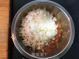茄汁藕饼的做法步骤:4