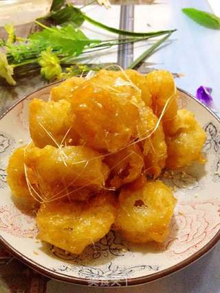拔丝香蕉的做法步骤:12