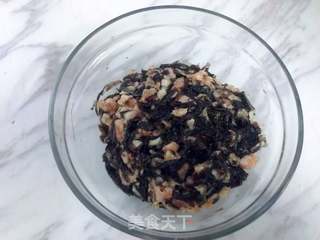 海的味道-紫菜虾仁生煎包的做法步骤:4