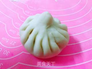 海的味道-紫菜虾仁生煎包的做法步骤:6