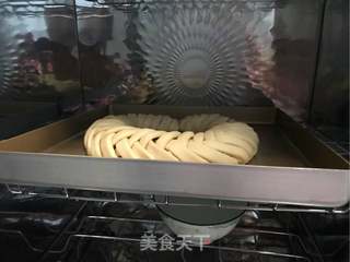 圣诞花环面包的做法步骤:18