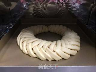 圣诞花环面包的做法步骤:20