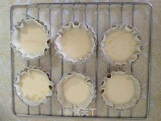 饺子皮蛋挞的做法步骤:4