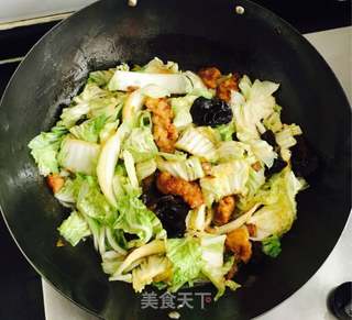 酥肉白菜炖粉条的做法步骤:9