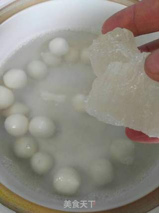 蛋花米酒汤圆的做法步骤:6