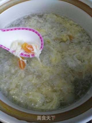 蛋花米酒汤圆的做法步骤:11