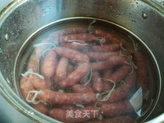 ##御寒美食#台式脆皮肠的做法图解22