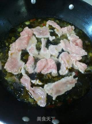 泡菜滑肉片的做法步骤：7