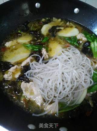 泡菜滑肉片的做法步骤：8