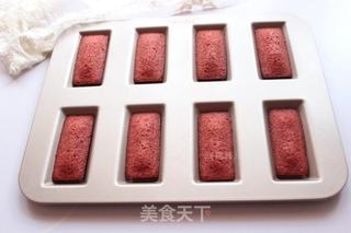 #烤箱美食#红丝绒费南雪的做法步骤:12