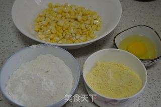 鲜玉米发糕的做法步骤：1