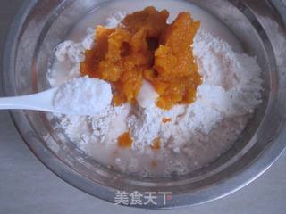 花样南瓜馒头的做法步骤：4