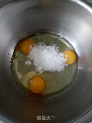 米奇肉桂海绵蛋糕的做法步骤:2