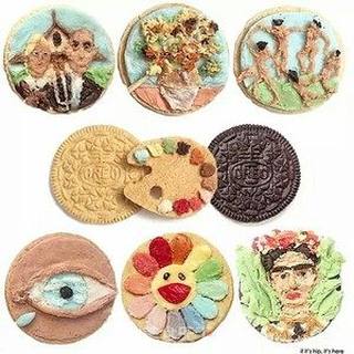 奥利奥饼干画——风靡全网的OREO打开方式 的做法步骤:9