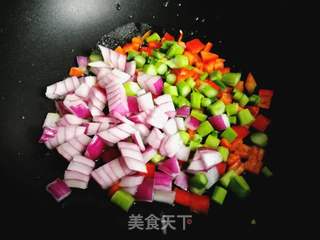 芒果焗米饭的做法步骤:7