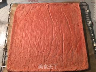 红丝绒蛋糕卷#烤箱美食#的做法步骤:13