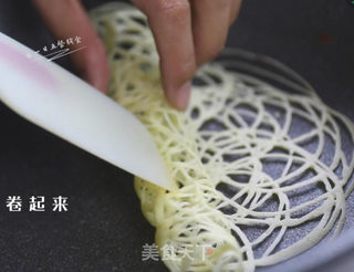 网格鸡蛋饼的做法步骤:9