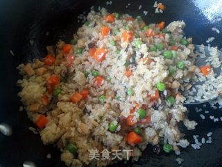 美味炒糯米饭的做法步骤:14