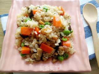 美味炒糯米饭的做法步骤:17