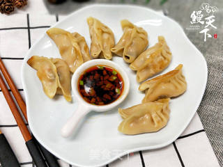 黄金鳗鱼煎饺的做法步骤:14