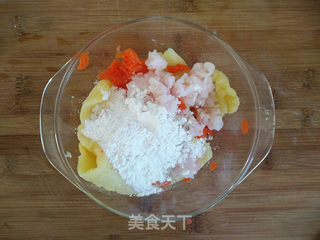 磷虾土豆丸子的做法步骤:5