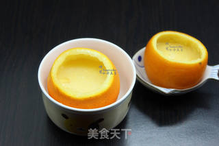 柳橙蒸蛋的做法步骤:6