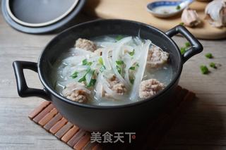 萝卜丝肉丸汤的做法步骤:11