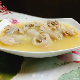 干豌豆炖猪尾汤的做法步骤:7