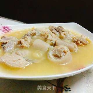 干豌豆炖猪尾汤的做法步骤:8