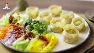 韩式辣白菜饺子的做法步骤:36