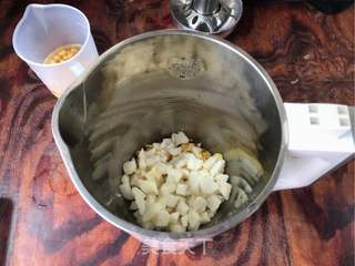 马蹄玉米豆浆的做法步骤:6