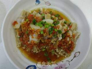 剁椒五花肉卷金针菇的做法步骤:14