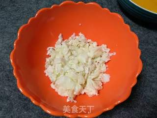 黄金瑶柱芙蓉炒饭的做法步骤:5