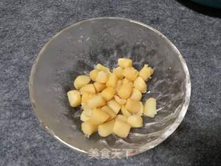 黄金瑶柱芙蓉炒饭的做法步骤:7