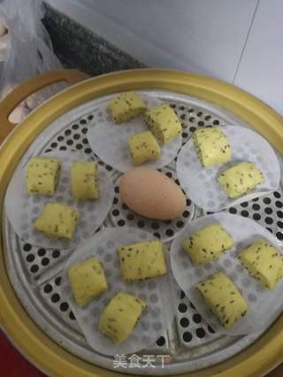 老面芝麻小馒头的做法步骤:9