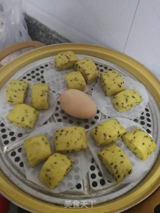 老面芝麻小馒头的做法步骤:10