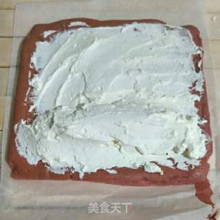 红丝绒蛋糕卷的做法步骤:11