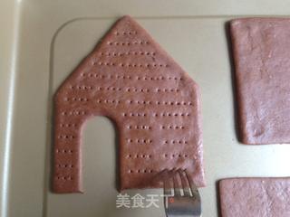 “烤箱美食”圣诞姜饼屋的做法步骤:7