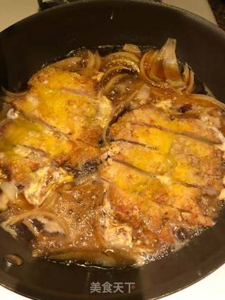 日式猪排盖饭(烤箱版)的做法步骤:20