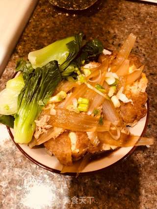 日式猪排盖饭(烤箱版)的做法步骤:22