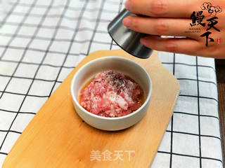 鳗鱼芝士双菇盏的做法步骤:4