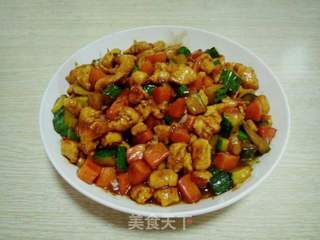 酱爆鸡丁的做法步骤:17