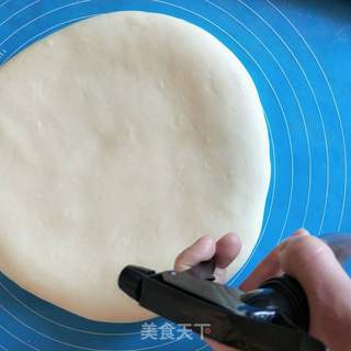 奶香芝麻大饼的做法步骤:5