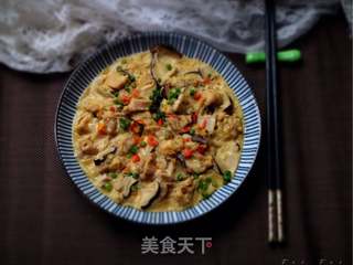 香菇蒸滑鸡的做法步骤：7