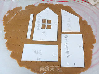梦中童话屋。【圣诞姜饼屋】的做法步骤:8
