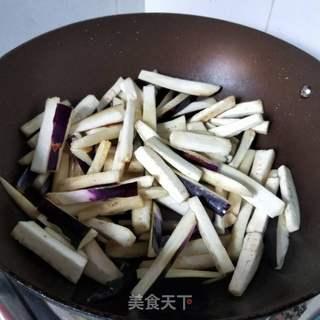 鱼香茄子的做法步骤:5