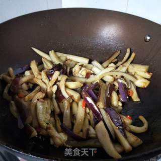 鱼香茄子的做法步骤:8